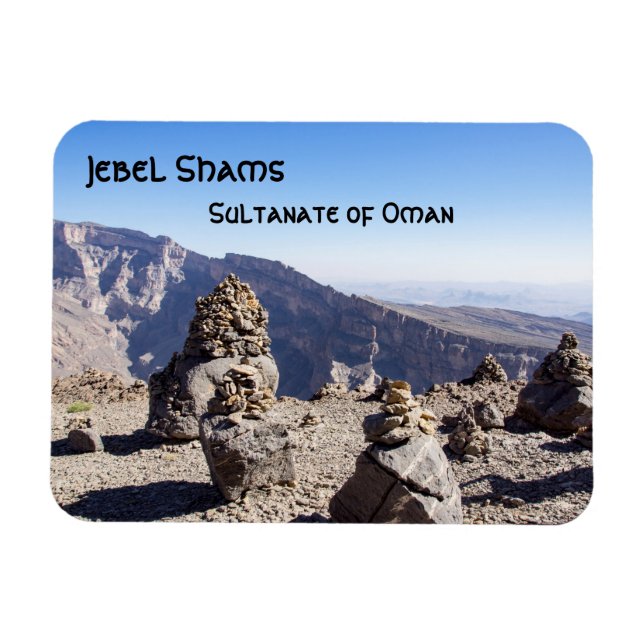 Jebel Shams - Sultanat Oman Magnet (Horizontal)