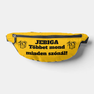JEBIGA Többet minden szónál ! sárga oldaltáska