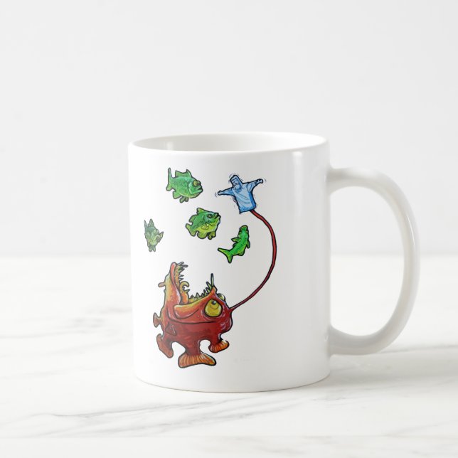 Jebus Laternenfische Kaffeetasse (Rechts)