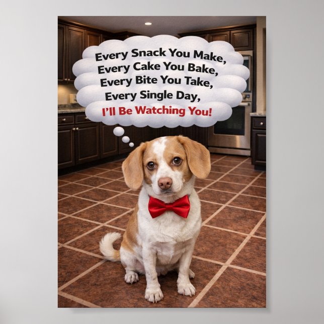 "Jed is Watching You" Poster (Vorne)