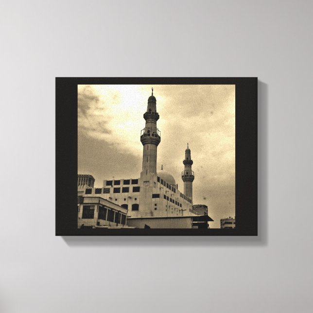 Jeddah Mosque Leinwanddruck (Vorderseite)