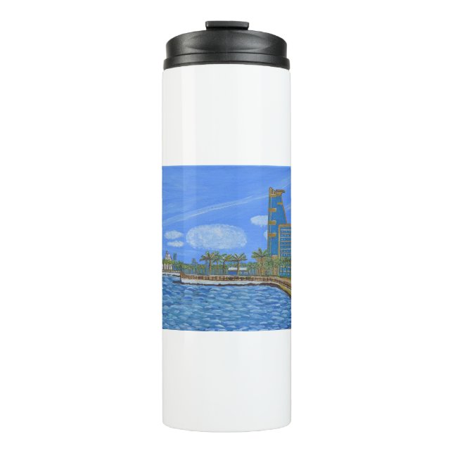 Jeddah saudi arabia thermosbecher (Vorderseite)
