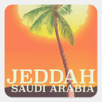 Jeddah Saudi Arabien Reiseplakat
