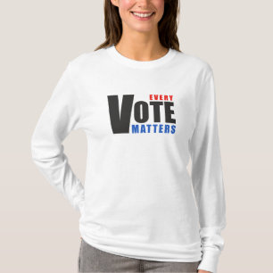 Jede Abstimmung zählt - Ihre Stimme ist Ihr Power T-Shirt