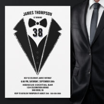 Jede Alt Black Silver Tuxedo Geburtstagsparty
