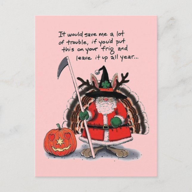 Jede Anlässe abgedeckt Feiertagspostkarte (Vorderseite)