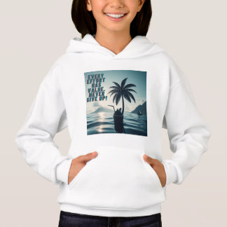 Jede Anstrengung muss nie aufgeben Hoodie