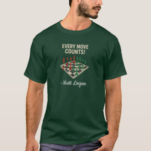 Jede Bewegung zählt Crypto Chess Kerzenhalter T-Sh T-Shirt