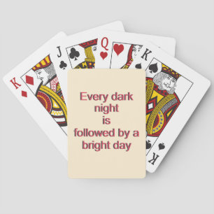 Jede dunkle Nacht Spielkarten