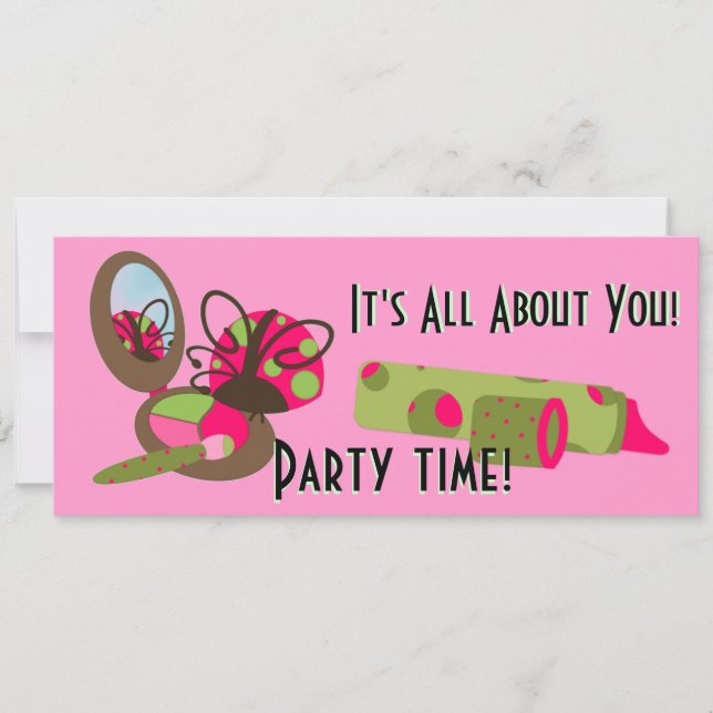 Jede Einladung ist mit einem weißen Umschlag verse (Vorderseite)