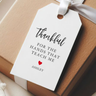 Jede Farbe dankbar für die Hände, die mir beibring Geschenkanhänger