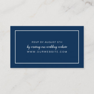 JEDE FARBE Hochzeit RSVP Online-Karte Begleitkarte