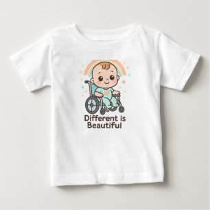 Jede Farbe, jede Fähigkeit - stolz und stark Baby T-shirt