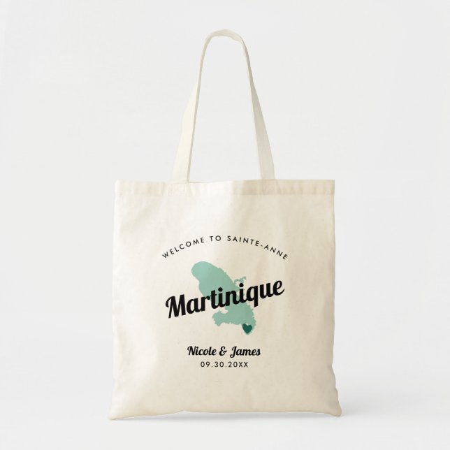 Jede Farbe Martinique Wedding Welcome Bag, Tragetasche (Vorne)