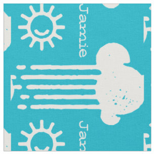 Jede Farbe meines Sonnenscheins Regen Cloud Person Stoff