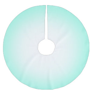 Jede Farbe mit dem Aqua Ombre Treppenhaus Polyester Weihnachtsbaumdecke