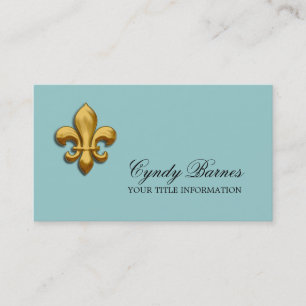 Jede Farbe mit der Gold Lilie Business Card Visitenkarte