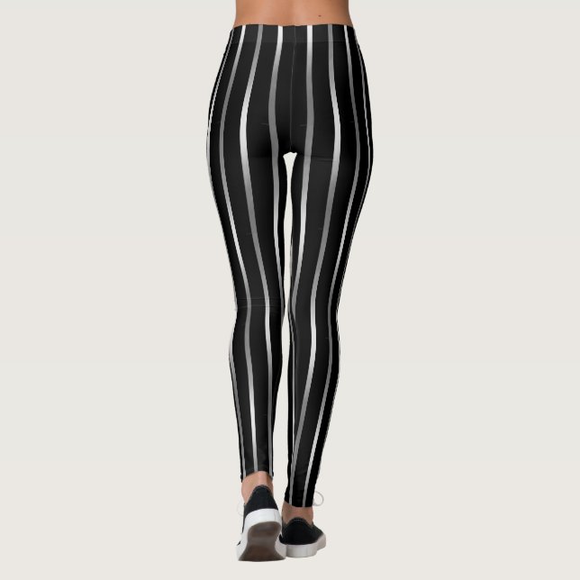 Jede Farbe mit Silberstreifen Leggings (Rückseite)