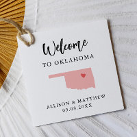 Jede Farbe Oklahoma Hochzeitungs-Begrüßungstasche