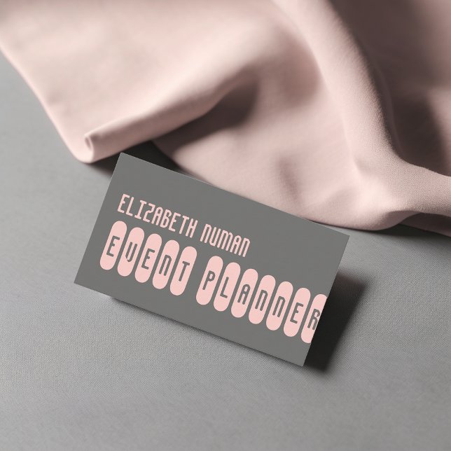 JEDE FARBEIM FUTTER-Typografie-Visitenkarte Visitenkarte (Von Creator hochgeladen)