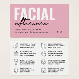 Jede farbgesichtsbezogene Aftercare-Anleitung