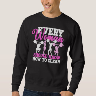 Jede Frau sollte wissen, wie man das Fitnessstudio Sweatshirt