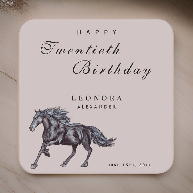 JEDE Geburtstagsparty Rechteckiger Pappuntersetzer (Von Creator hochgeladen)