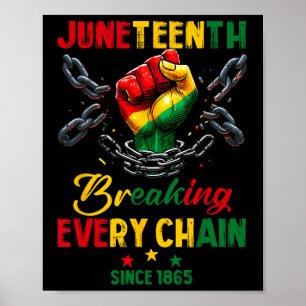 Jede Kette seit 1865 Frauen Männer Junetest Freedo Poster