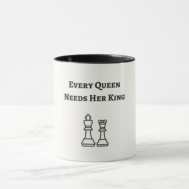 Jede Königin braucht ihren König Tasse (Zentrum)