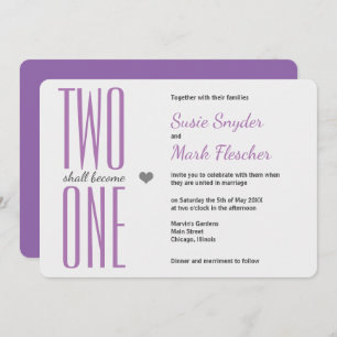 Jede mögliche Farbe zwei werden eine Einladung