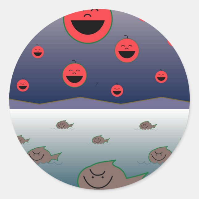 Jede Narbe kann Runder Aufkleber (Vorderseite)