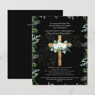 JEDE Ordination Jubiläum Einladung White Roses