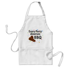 Jede Party verdient BBQ-Grill-Steaks Grillmeister Schürze