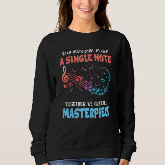 Jede Person ist wie ein Single zusammen Sweatshirt