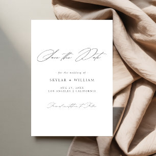 Jede Save the Date Minimalistische Ereignisskriptk