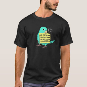 Jede Snack-Mahlzeit oder Biss I Türkis Parrotlet T-Shirt