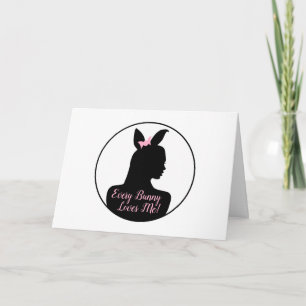 Jede sonnige Liebe! Bunny Girl Karte