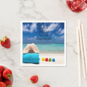 Jede sonnige Liebe Der tropische Strand Serviette