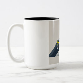 Jede Spitze ist überwindbar Zweifarbige Tasse