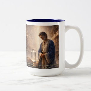 Jede Träne wird erinnert Zweifarbige Tasse