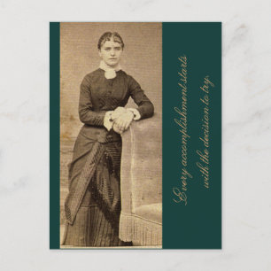 Jede Umsetzung beginnt mit der Entscheidung Postkarte