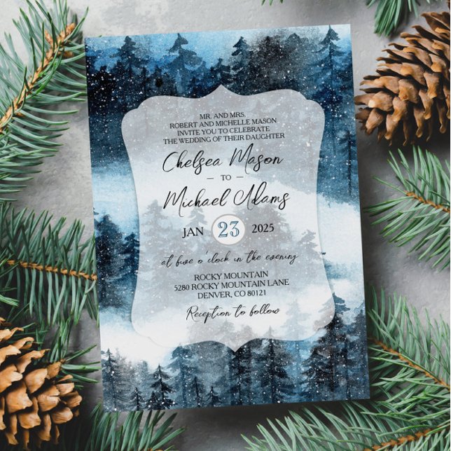 JEDE VERANSTALTUNG - Winterwaldeinladung Einladung (Von Creator hochgeladen)