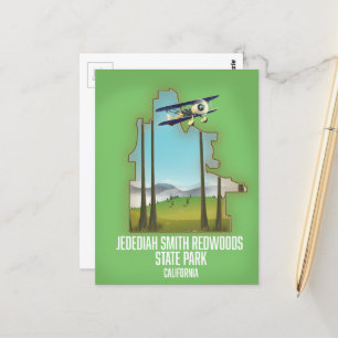 Jedediah Smith Redwoods State Park Postkarte