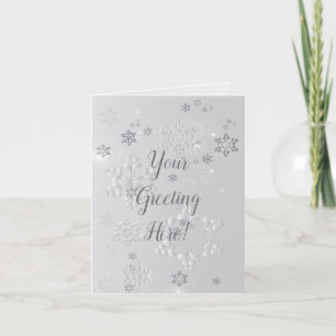 jedem Anlass Snowflake Card Karte