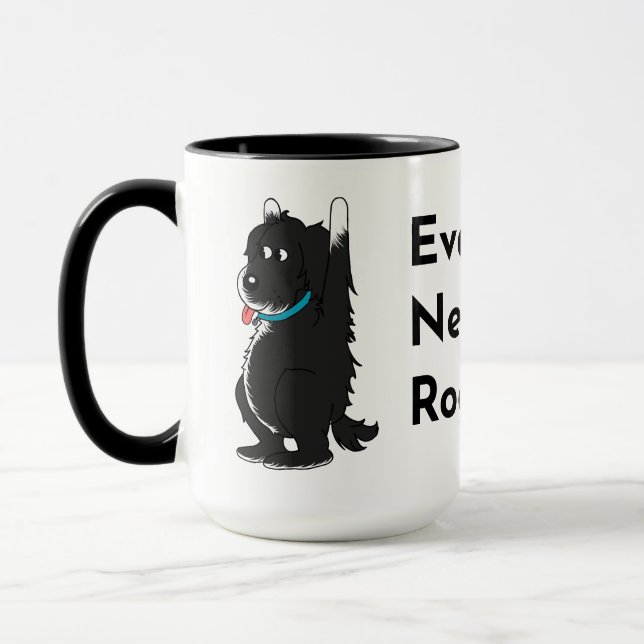Jedem braucht Roger Support Tasse (Links)