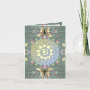 Jeden Anlaß Floral Mandala Karte