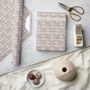 Jeden Augenblick herrichten Geschenkpapier