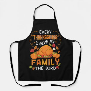 Jeden Erntedank gebe ich meiner Familie die Vogelg Schürze