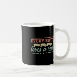 Jeden Hintern Lieben ein Rub Pitmaster Smoker Gril Kaffeetasse