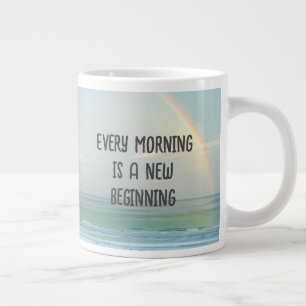 Jeden Morgen Jumbo-Tasse